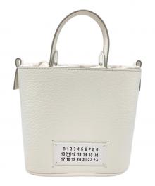 Maison Margiela（メゾンマルジェラ）の古着「Maison Margiela バケットバッグ」｜ホワイト