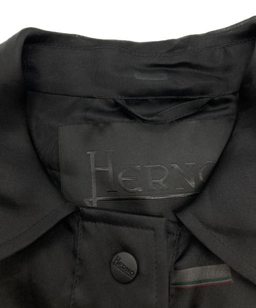 HERNO（ヘルノ）HERNO (ヘルノ) シアー シルク ジャケット ブラック サイズ:44の古着・服飾アイテム