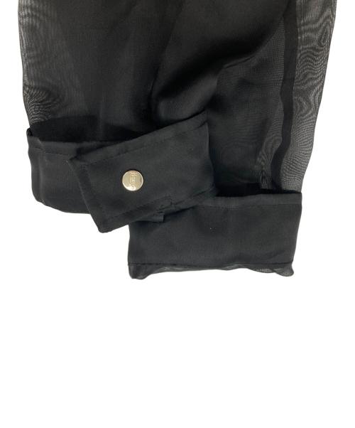 HERNO（ヘルノ）HERNO (ヘルノ) シアー シルク ジャケット ブラック サイズ:44の古着・服飾アイテム