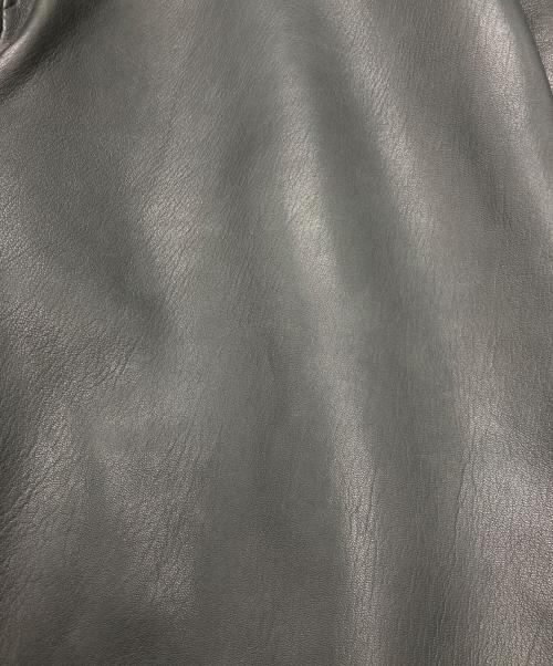 DSQUARED2（ディースクエアード）DSQUARED2 (ディースクエアード) バッチシングルライダースジャケット ブラック サイズ:SIZE 52の古着・服飾アイテム