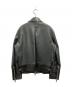 DSQUARED2 (ディースクエアード) バッチシングルライダースジャケット ブラック サイズ:SIZE 52：32000円