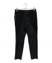 TATRAS（タトラス）の古着「切替ストレッチパンツ」｜ブラック