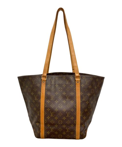 LOUIS VUITTON（ルイ ヴィトン）LOUIS VUITTON (ルイ ヴィトン) サックショッピング ショルダートートバッグ ブラウンの古着・服飾アイテム