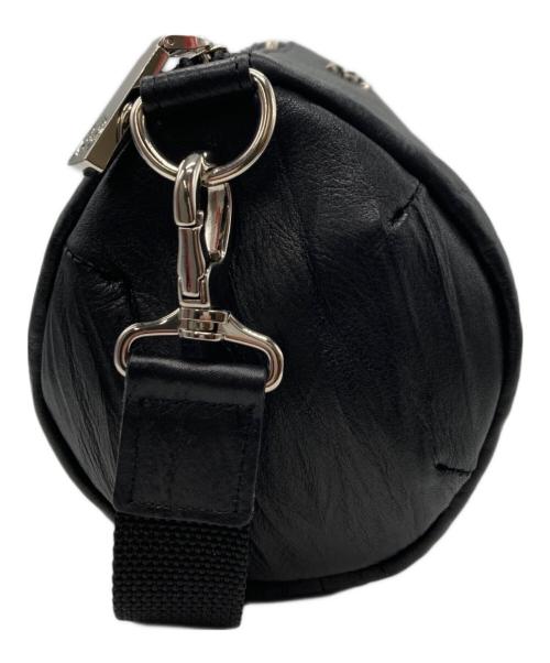 Bajolugo（バジョルゴ）Bajolugo (バジョルゴ) レザーショルダーバッグ ブラックの古着・服飾アイテム