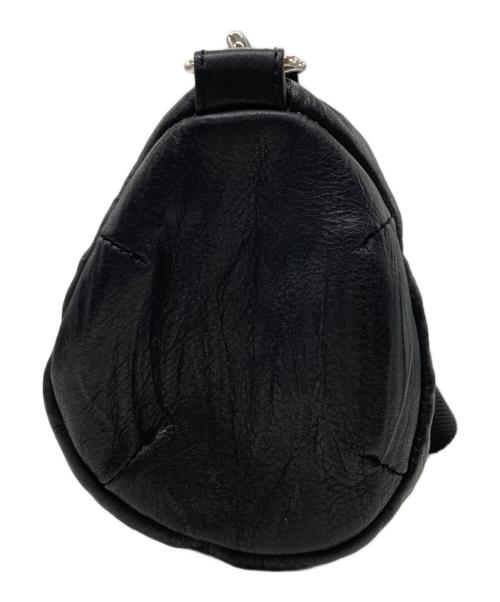 Bajolugo（バジョルゴ）Bajolugo (バジョルゴ) レザーショルダーバッグ ブラックの古着・服飾アイテム