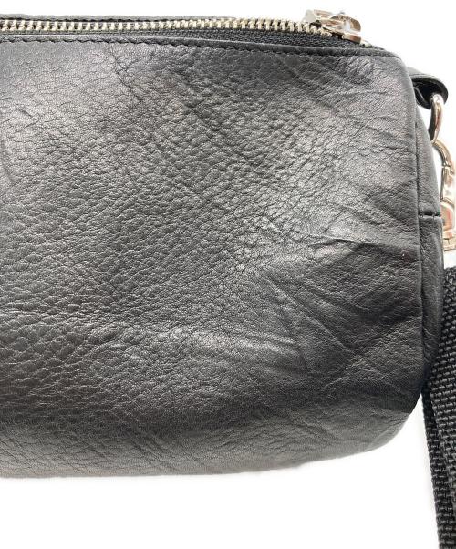 Bajolugo（バジョルゴ）Bajolugo (バジョルゴ) レザーショルダーバッグ ブラックの古着・服飾アイテム