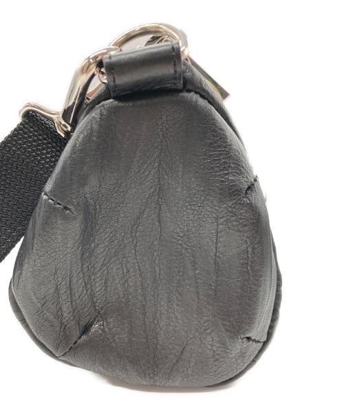 Bajolugo（バジョルゴ）Bajolugo (バジョルゴ) レザーショルダーバッグ ブラックの古着・服飾アイテム