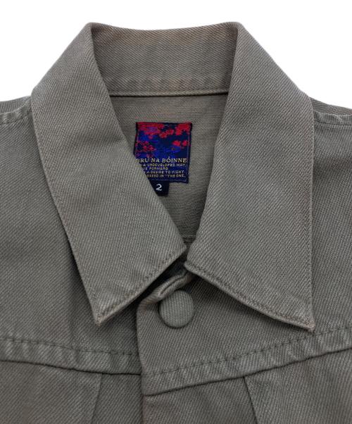 BRU NA BOINNE（ブルーナボイン）BRU NA BOINNE (ブルーナボイン) 【古着】BRU NA BOINNE デニムジャケット ベージュ サイズ:2の古着・服飾アイテム