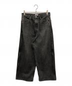 geeksギークス）の古着「BAGGY DENIM PANTS」｜グレー