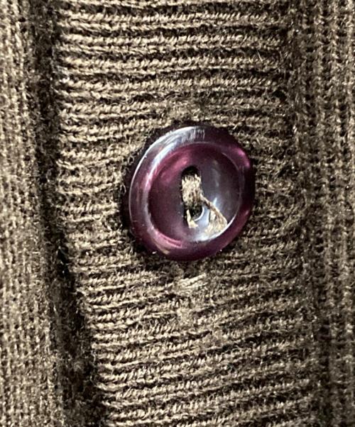 The Ennoy Professional（ザ エンノイ プロフェッショナル）THE ENNOY PROFESSIONAL (ザ エンノイ プロフェッショナル) Button Cardigan ブラウン サイズ:Lの古着・服飾アイテム