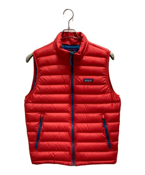 Patagonia（パタゴニア）Patagonia (パタゴニア) Down Sweater Vest レッド サイズ:Mの古着・服飾アイテム