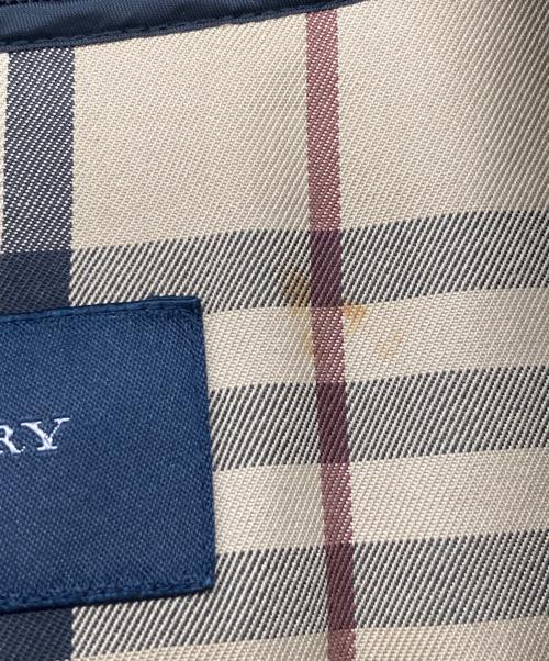 BURBERRY（バーバリー）BURBERRY (バーバリー) ライナー付ブルゾン ネイビー サイズ:Ｍの古着・服飾アイテム