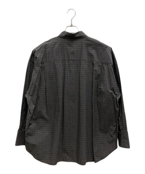 BEAUTY&YOUTH（ビューティーアンドユース）BEAUTY&YOUTH (ビューティーアンドユース) コットン チェックポケット シャツ ウォッシャブル ブラック サイズ:FREEの古着・服飾アイテム