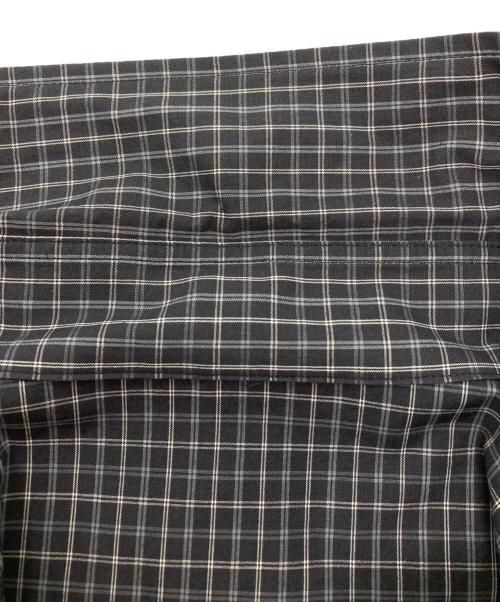 BEAUTY&YOUTH（ビューティーアンドユース）BEAUTY&YOUTH (ビューティーアンドユース) コットン チェックポケット シャツ ウォッシャブル ブラック サイズ:FREEの古着・服飾アイテム