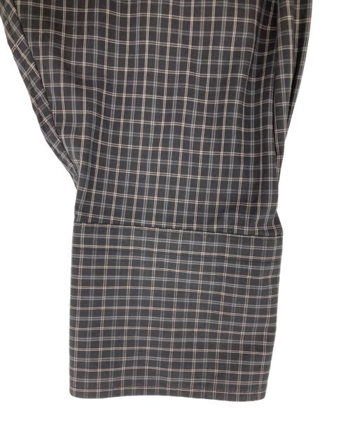 BEAUTY&YOUTH（ビューティーアンドユース）BEAUTY&YOUTH (ビューティーアンドユース) コットン チェックポケット シャツ ウォッシャブル ブラック サイズ:FREEの古着・服飾アイテム