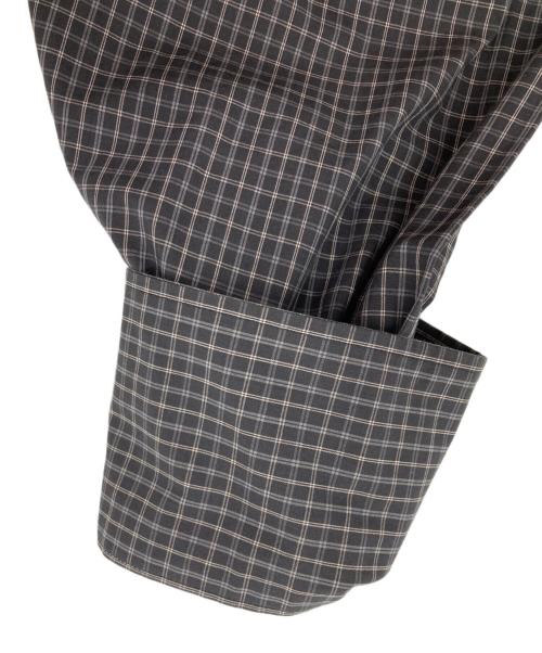 BEAUTY&YOUTH（ビューティーアンドユース）BEAUTY&YOUTH (ビューティーアンドユース) コットン チェックポケット シャツ ウォッシャブル ブラック サイズ:FREEの古着・服飾アイテム