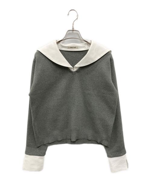 THE TOE（ザ・トゥー）THE TOE (ザ・トゥー) Cochem Sailor Top グレー サイズ:S 未使用品の古着・服飾アイテム