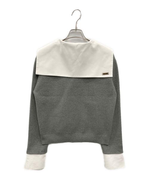 THE TOE（ザ・トゥー）THE TOE (ザ・トゥー) Cochem Sailor Top グレー サイズ:S 未使用品の古着・服飾アイテム