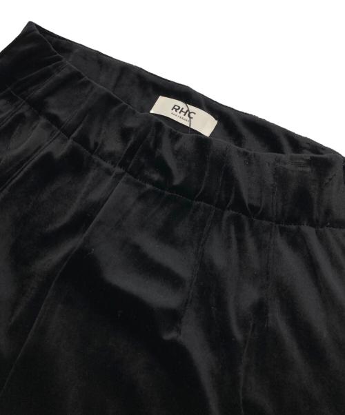 RHC Ron Herman（アールエイチシー ロンハーマン）RHC Ron Herman (アールエイチシー ロンハーマン) ベロア スリム イージーパンツ ブラック サイズ:XS 未使用品の古着・服飾アイテム