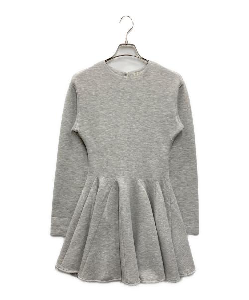 THE TOE（ザ・トゥー）THE TOE (ザ・トゥー) Poros flare onepiece グレー サイズ:S 未使用品の古着・服飾アイテム