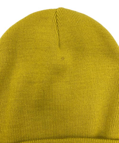 PALACE（パレス）PALACE (パレス) NEIGHBORHOOD (ネイバーフッド) エンブレムロゴワッペンビーニー マスタードの古着・服飾アイテム