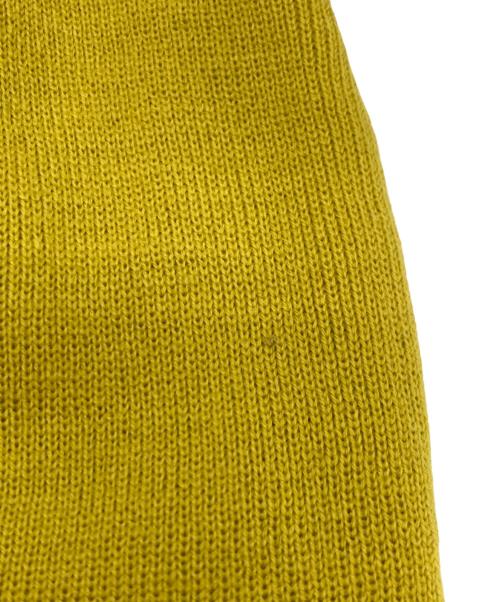 PALACE（パレス）PALACE (パレス) NEIGHBORHOOD (ネイバーフッド) エンブレムロゴワッペンビーニー マスタードの古着・服飾アイテム