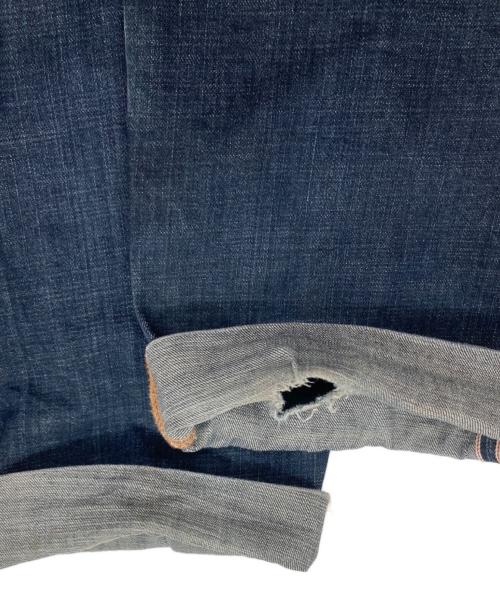 EVISU（エヴィス）EVISU (エヴィス) 和柄家紋刺繍デニムパンツ インディゴ サイズ:SIZE 34の古着・服飾アイテム