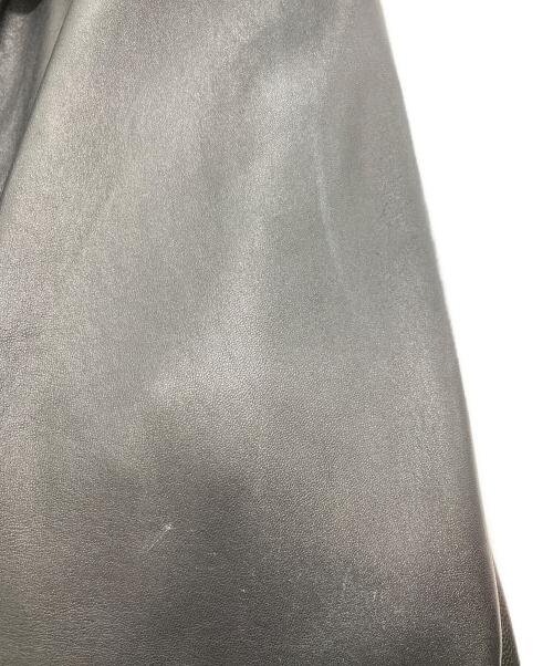 GUESS（ゲス）GUESS (ゲス) 90s レザートラッカージャケット ブラック サイズ:Mの古着・服飾アイテム