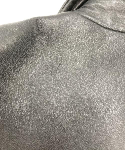 GUESS（ゲス）GUESS (ゲス) 90s レザートラッカージャケット ブラック サイズ:Mの古着・服飾アイテム