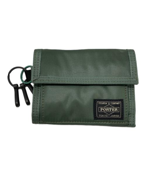 PORTER（ポーター）PORTER (ポーター) CAPSULE  WALLET カーキの古着・服飾アイテム