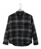 SUPREMEシュプリーム）の古着「Plaid Flannel Shirt」｜ブラック