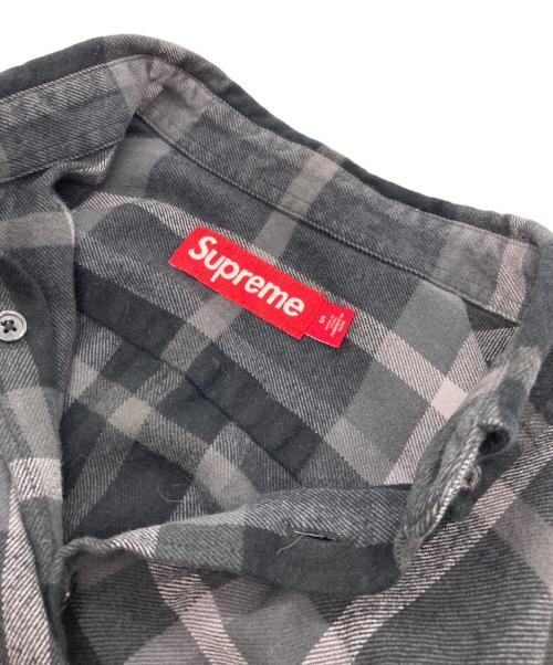 SUPREME（シュプリーム）Supreme (シュプリーム) Plaid Flannel Shirt ブラック サイズ:Sの古着・服飾アイテム