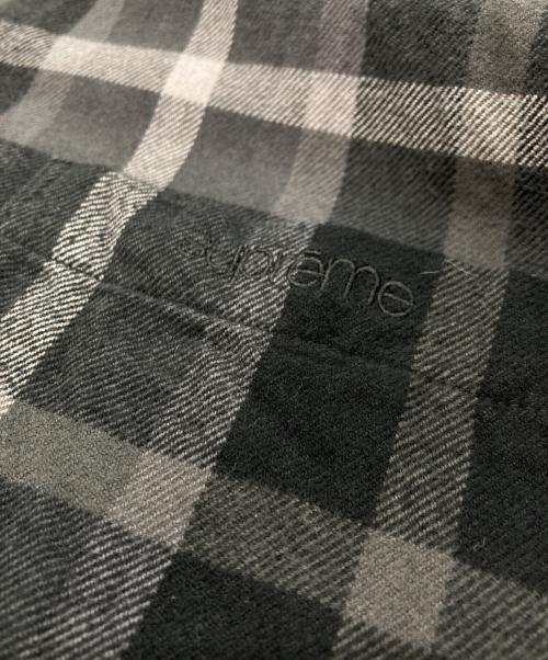 SUPREME（シュプリーム）Supreme (シュプリーム) Plaid Flannel Shirt ブラック サイズ:Sの古着・服飾アイテム