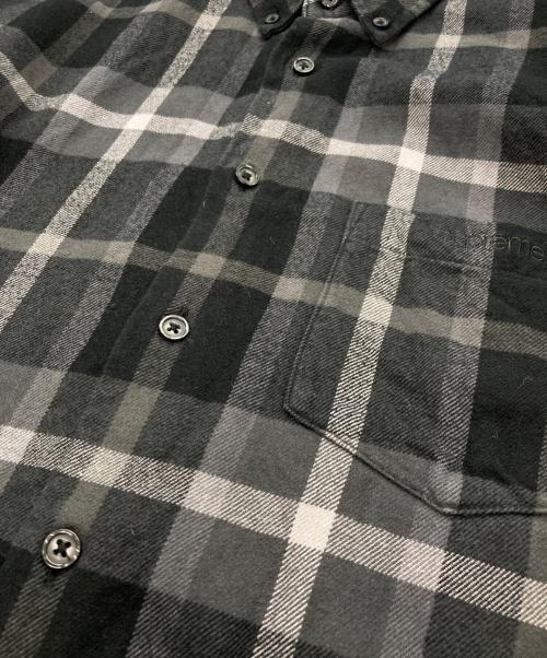 SUPREME（シュプリーム）Supreme (シュプリーム) Plaid Flannel Shirt ブラック サイズ:Sの古着・服飾アイテム