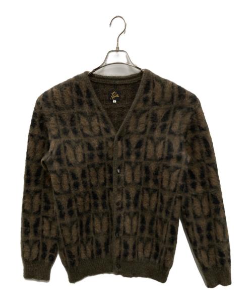 Needles（ニードルズ）Needles (ニードルズ) Mohair Cardigan ブラウン サイズ:Sの古着・服飾アイテム