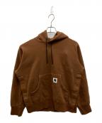 Carhartt WIP×sacaiカーハート ワークインプログレス×サカイ）の古着「Cotton Jersey Hoodie」｜ブラウン