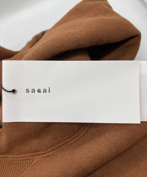 Carhartt WIP（カーハート ワークインプログレス）CARHARTT WIP (カーハート ワークインプログレス) sacai (サカイ) Cotton Jersey Hoodie ブラウン サイズ:SIZE 1の古着・服飾アイテム