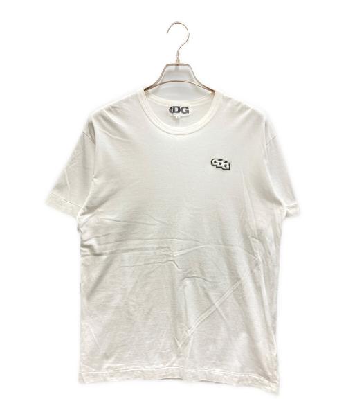 CDG（シーディージー）CDG (シーディージー) ロゴワッペンTシャツ ホワイト サイズ:XLの古着・服飾アイテム
