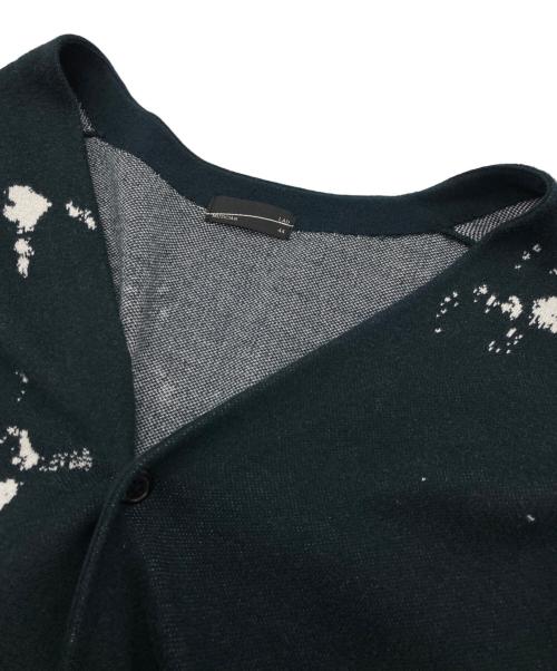 LAD MUSICIAN（ラッドミュージシャン）LAD MUSICIAN (ラッドミュージシャン) HIGH GAUGE WJQ KNIT BIG CARDIGAN ブラック サイズ:SIZE 44の古着・服飾アイテム