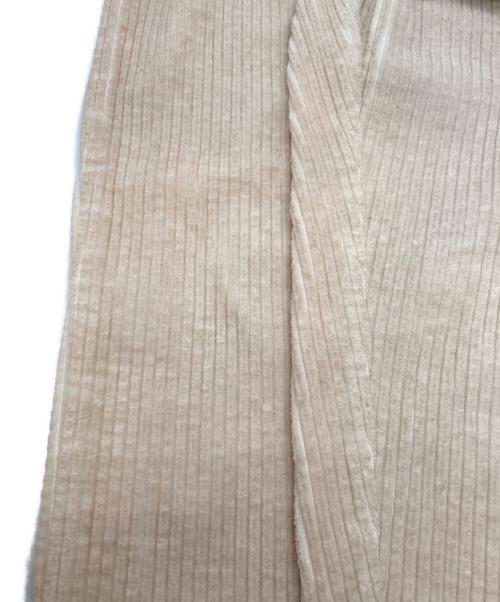 nest Robe（ネストローブ）nest Robe (ネストローブ) 太畝コーデュロイ サロペット アイボリー サイズ:FREEの古着・服飾アイテム