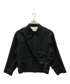 Ujohウジョー）の古着「Sash Belt Blouson」｜ブラック