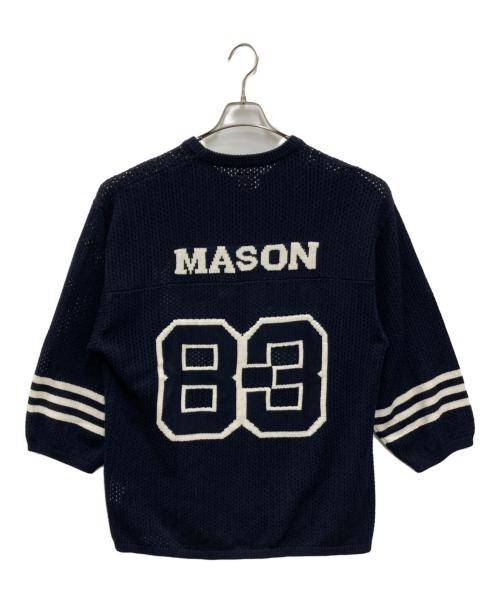 MASON Athletic Wear（メイソン アスレティックウェア）MASON athletic wear (メイソン アスレティックウェア) Deuxieme Classe (ドゥーズィエム クラス) MESH KNIT ネイビー サイズ:FREEの古着・服飾アイテム