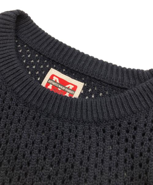 MASON Athletic Wear（メイソン アスレティックウェア）MASON athletic wear (メイソン アスレティックウェア) Deuxieme Classe (ドゥーズィエム クラス) MESH KNIT ネイビー サイズ:FREEの古着・服飾アイテム