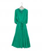 INTIMITEアンティミテ）の古着「Wavy Cotton Boil One-piece」｜グリーン