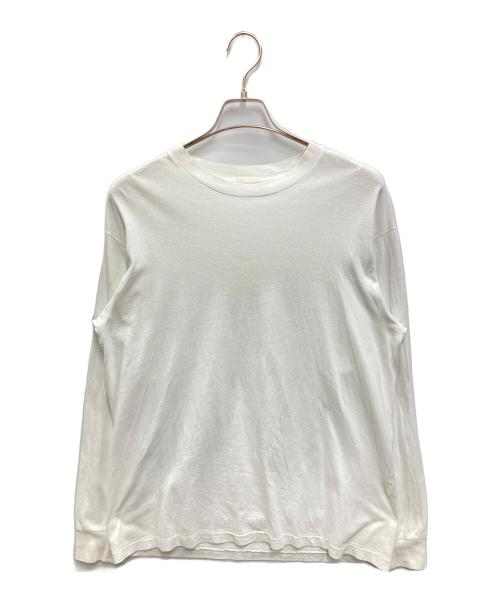 COMOLI（コモリ）COMOLI (コモリ) 空紡天竺 長袖クルー ホワイト サイズ:2の古着・服飾アイテム