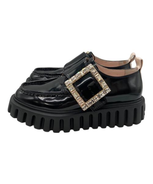 Roger Vivier（ロジェ ヴィヴィエ）Roger Vivier (ロジェ ヴィヴィエ) VIV' GO-THICK・ヴィヴゴーシック ブラック サイズ:SIZE 37の古着・服飾アイテム