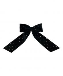 THE HAIR BAR TOKYO（ザ・ヘアバートウキョウ）の古着「ベルベット ロングボウ」｜ブラック