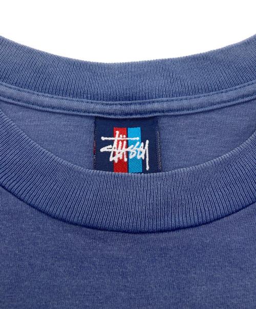 stussy（ステューシー）stussy (ステューシー) 90'sシャネルロゴプリントTシャツ ネイビー サイズ:Ｍの古着・服飾アイテム