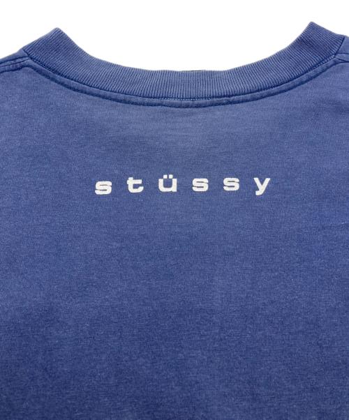 stussy（ステューシー）stussy (ステューシー) 90'sシャネルロゴプリントTシャツ ネイビー サイズ:Ｍの古着・服飾アイテム