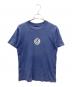 stussy（ステューシー）の古着「90'sシャネルロゴプリントTシャツ」｜ネイビー
